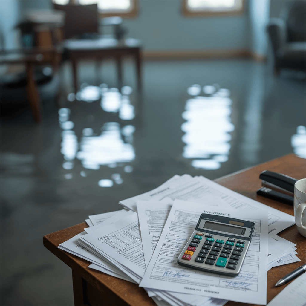 Versicherung und Wasserschaden