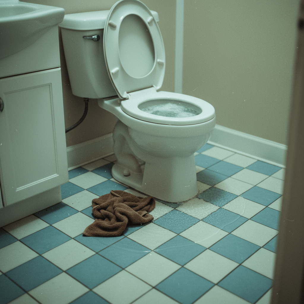 Verstopfte Toilette Notfall